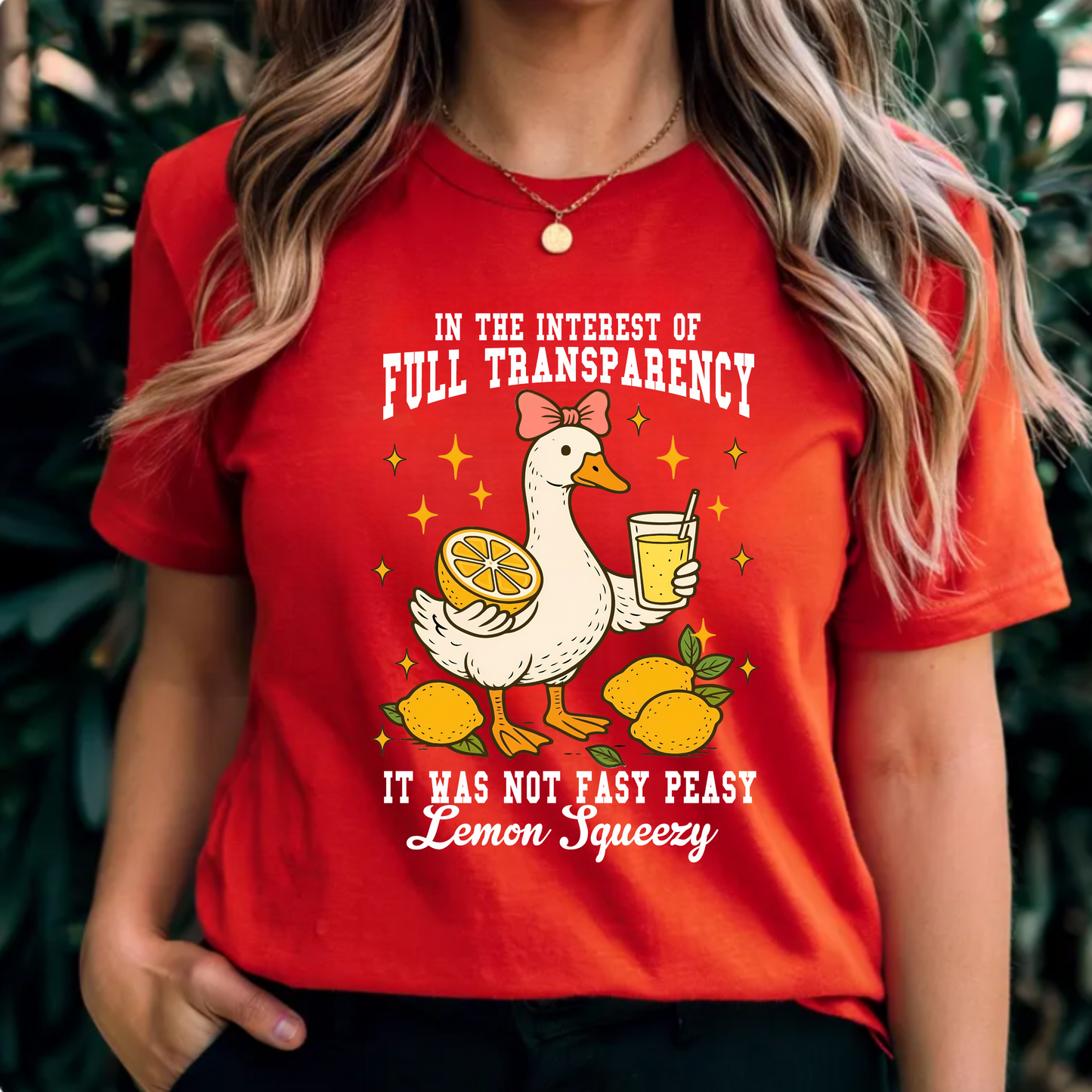 T-Shirt 'full transparency' Unisex Tee