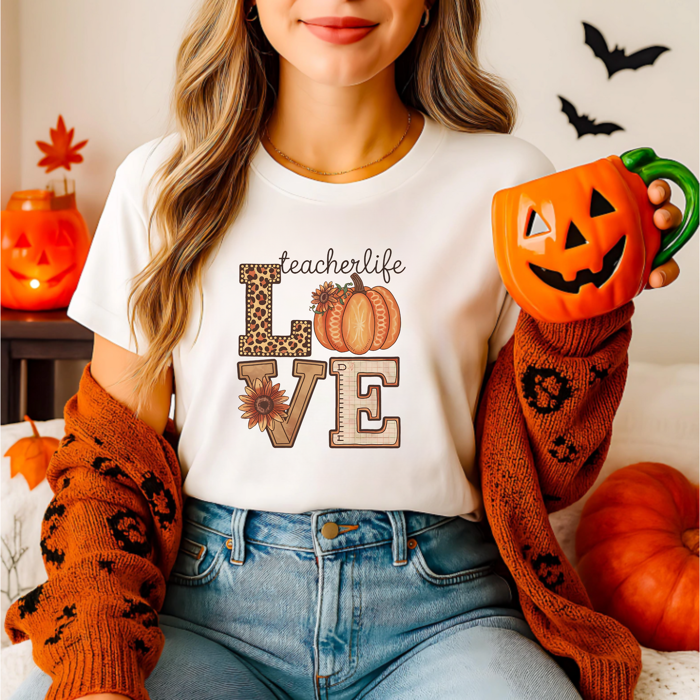 Teacher Life Fall "Love" T-Shirt