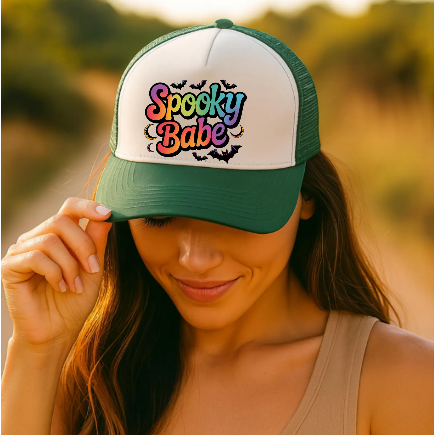 Trucker Cap - Spooky Babe Halloween Designs