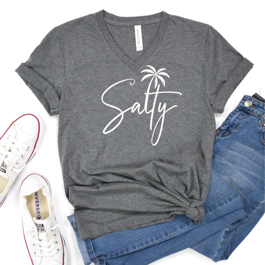 V-Neck Tee - Salty Design