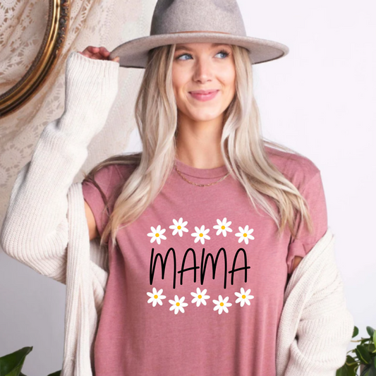 Floral Mama Tee - Unisex Jersey Short Sleeve