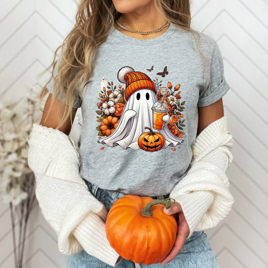 Ghost T-Shirt - Halloween Spirit Unisex Softstyle Tee