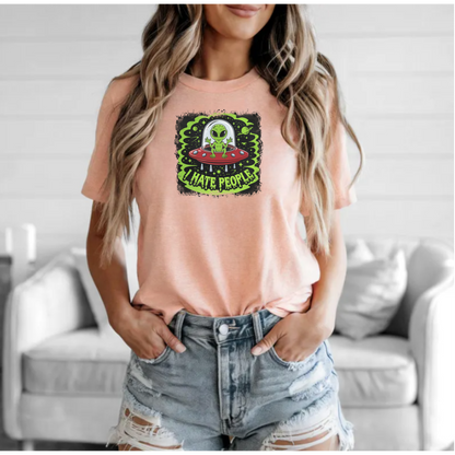 Alien Hate People Tee