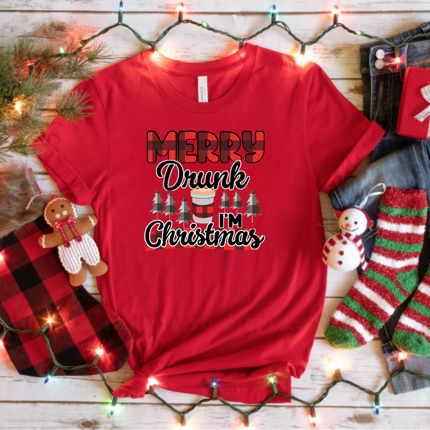 Merry Drunk I'm Christmas Unisex T-Shirt