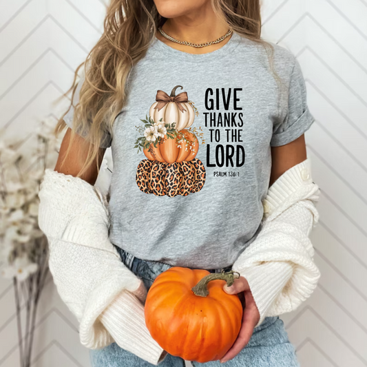 Religious Unisex T-Shirt - Give Thanks to the Lord