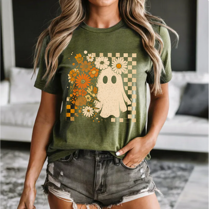 Floral Ghost T-Shirt