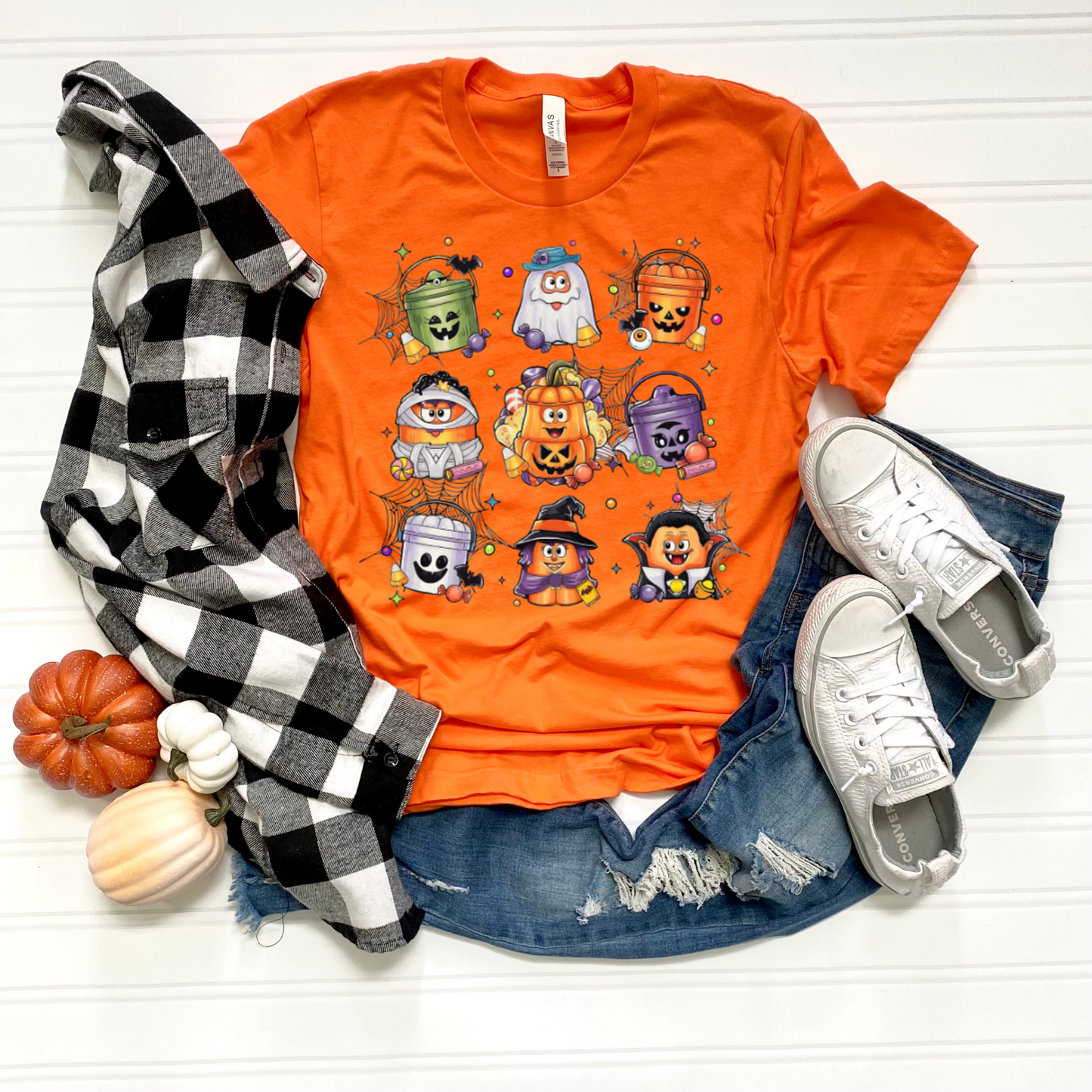 Halloween Nugget Characters T-Shirt