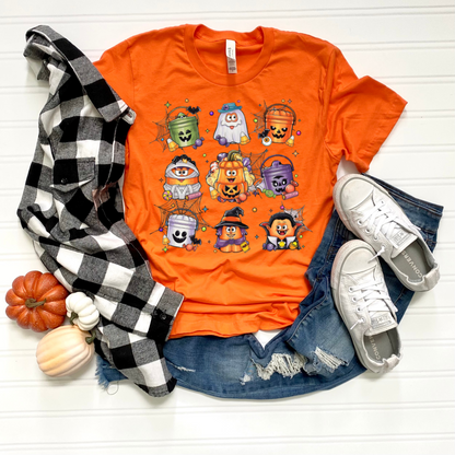 Halloween Nugget Characters T-Shirt