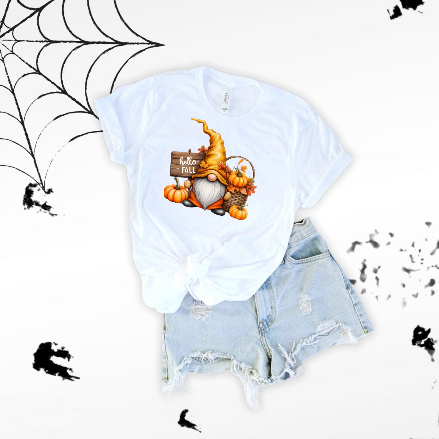 Hello Fall Gnome T-Shirt