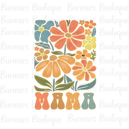 Floral Mama png digital download