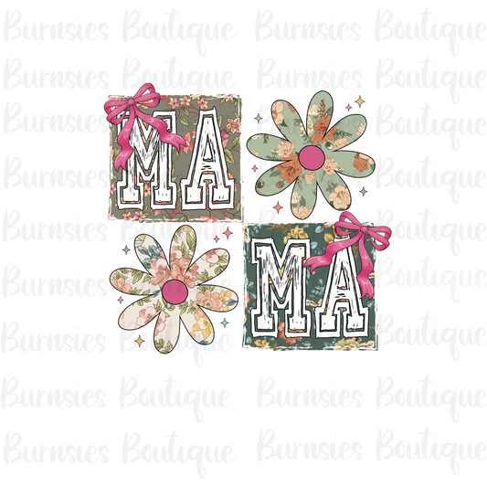 Floral Mama png digital download