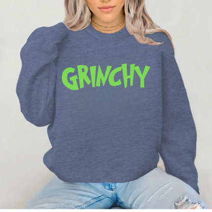 Grinchy Crewneck Sweatshirt