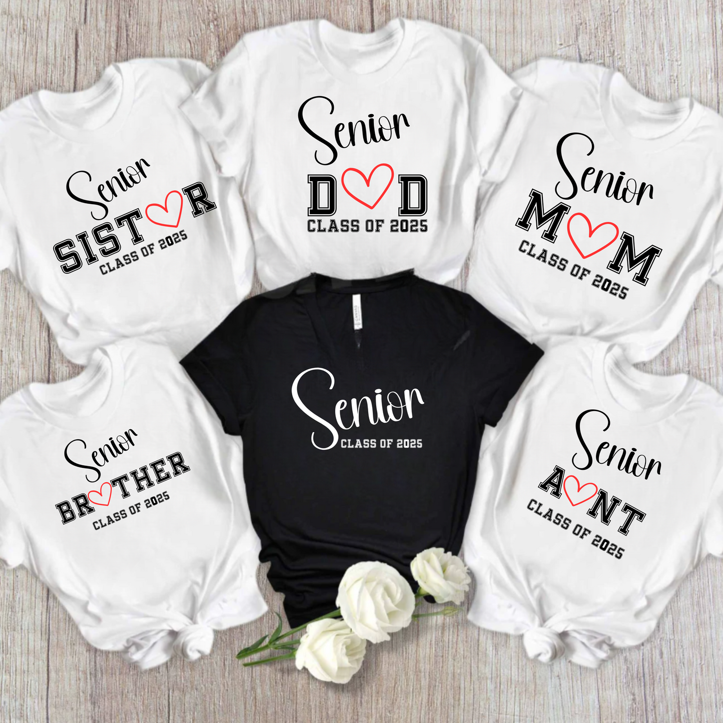 Matching Customized Senior Graduation Unisex Tee
